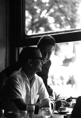 El autor y Garcia Berlanga